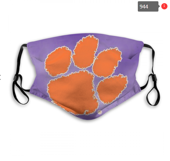 NCAA Clemson Tigers #9 Dust mask with filter->ncaa dust mask->Sports Accessory